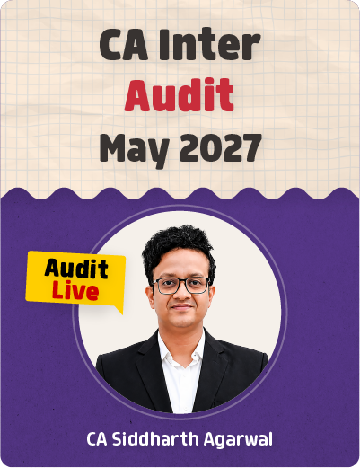 CA Inter Audit: Live Batch