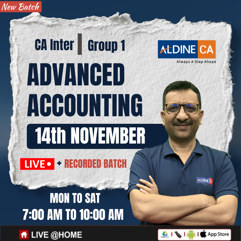 CA Inter Advanced Accounting (Live &Recorded) Batch For May 26 & Onward ...