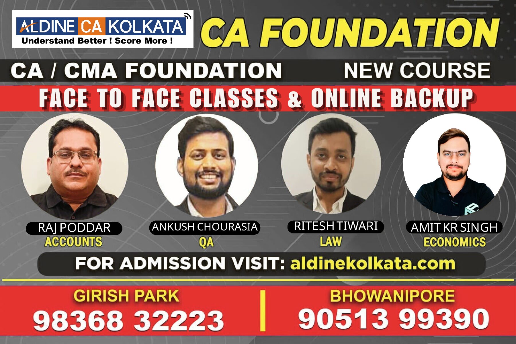 CA Foundation: Live @ Face to Face Batch - New Scheme