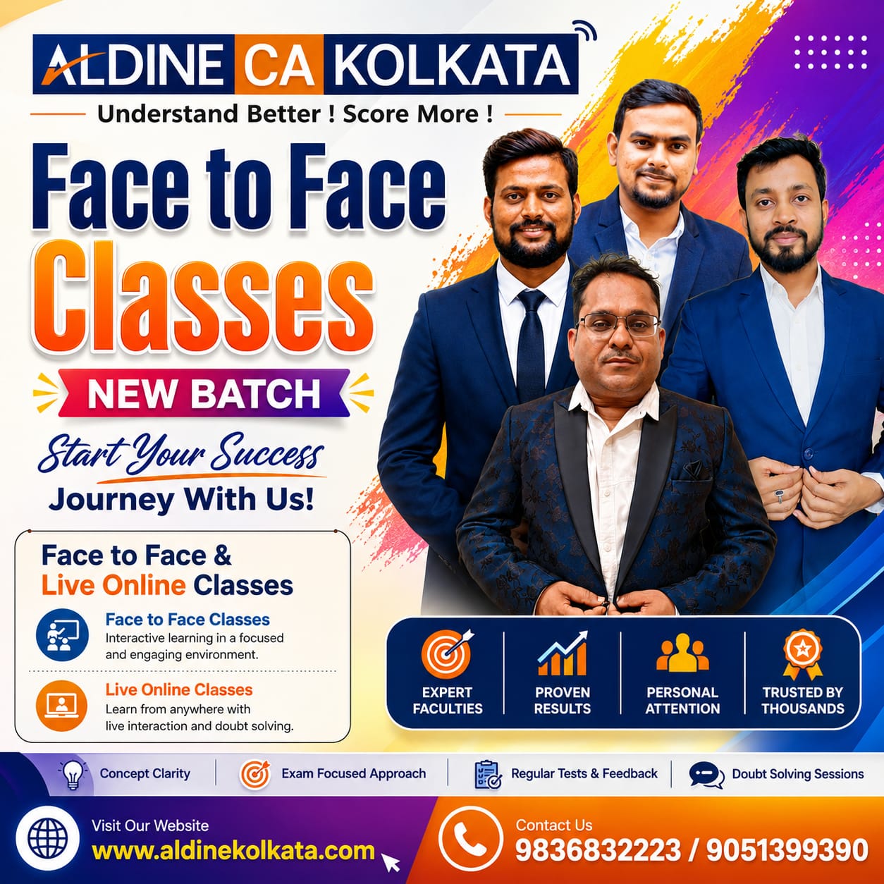 CMA Foundation: Live @ Face to Face Batch - New Scheme
