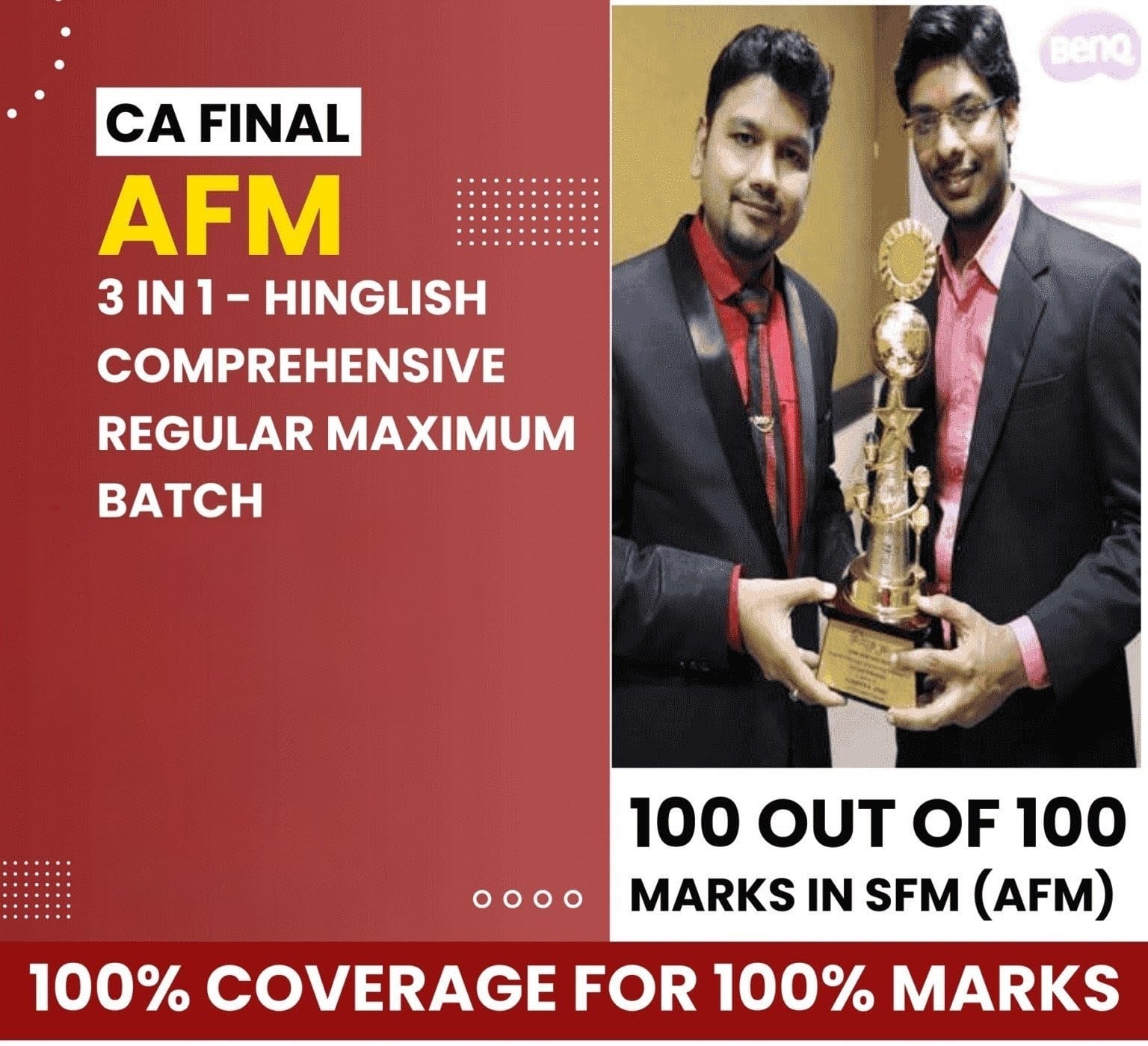 CA Final AFM 3 in 1 Comprehensive Batch (Regular Maximum)