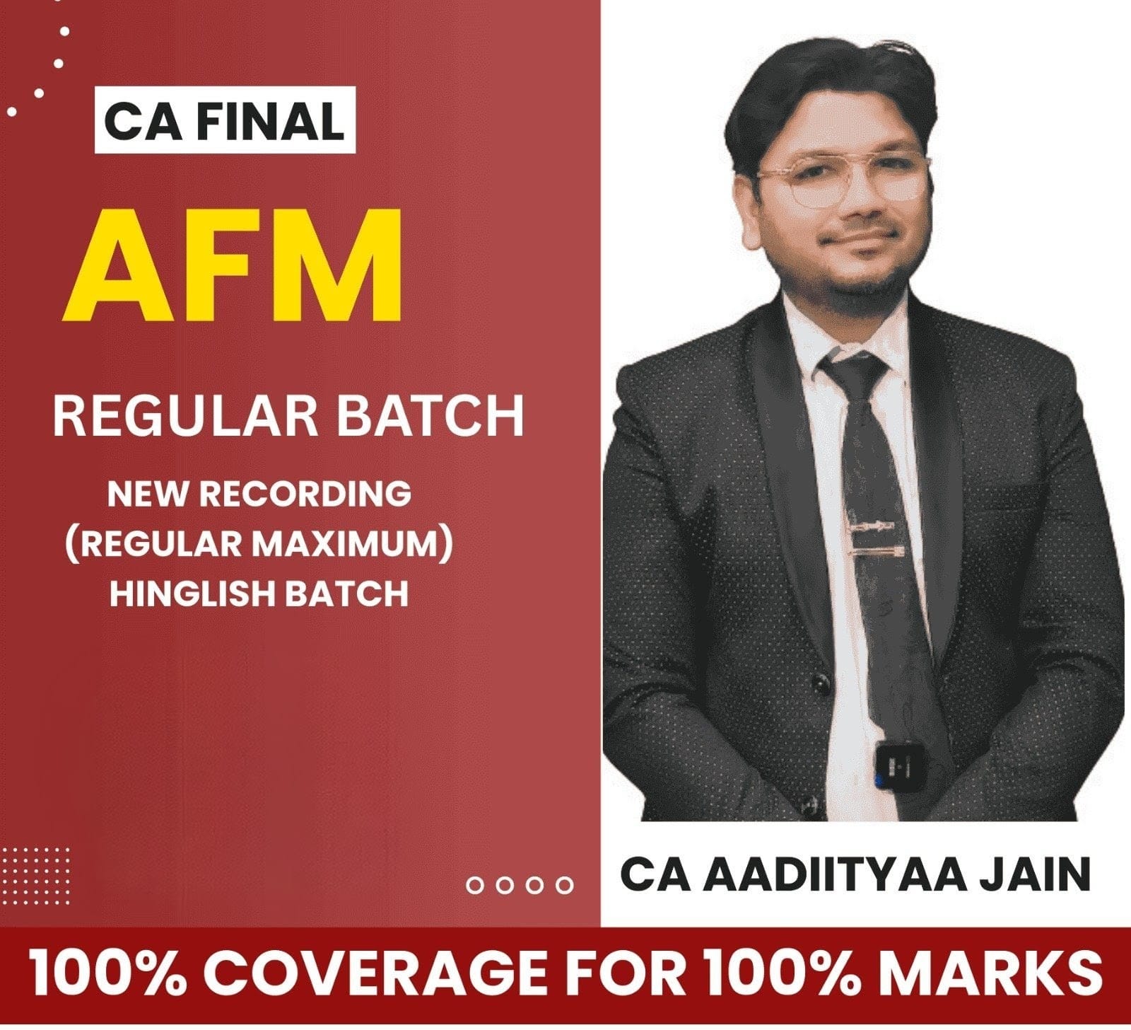 CA Final AFM Comprehensive Batch (Regular Maximum)