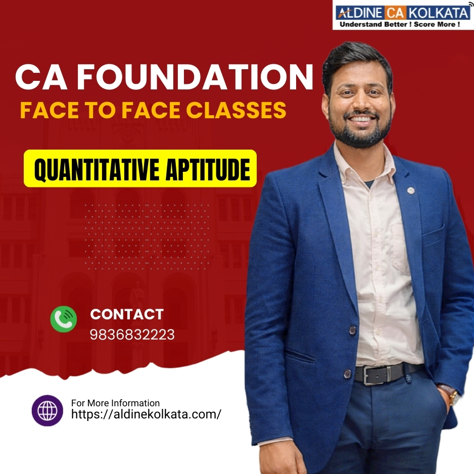 CA Foundation Quantitative Aptitude Face to Face Classes Full Course BY Ankush Chourasia
