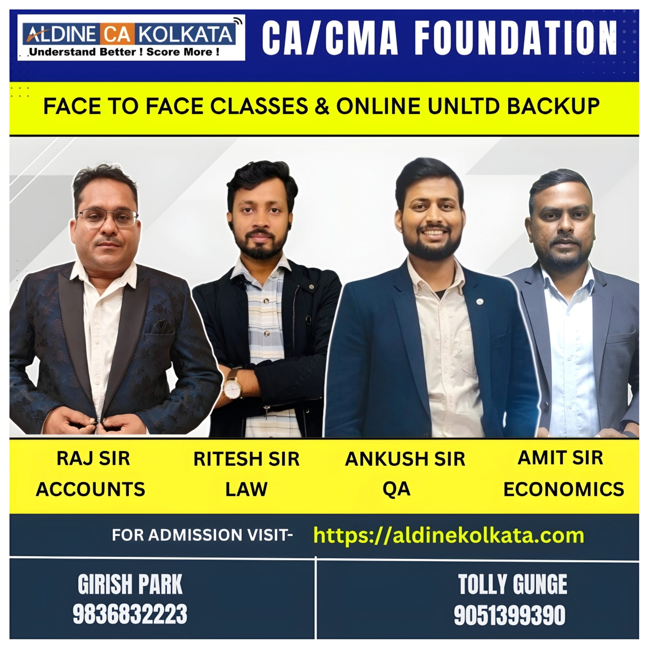 CA Foundation: Live @ Face to Face Batch – New Scheme