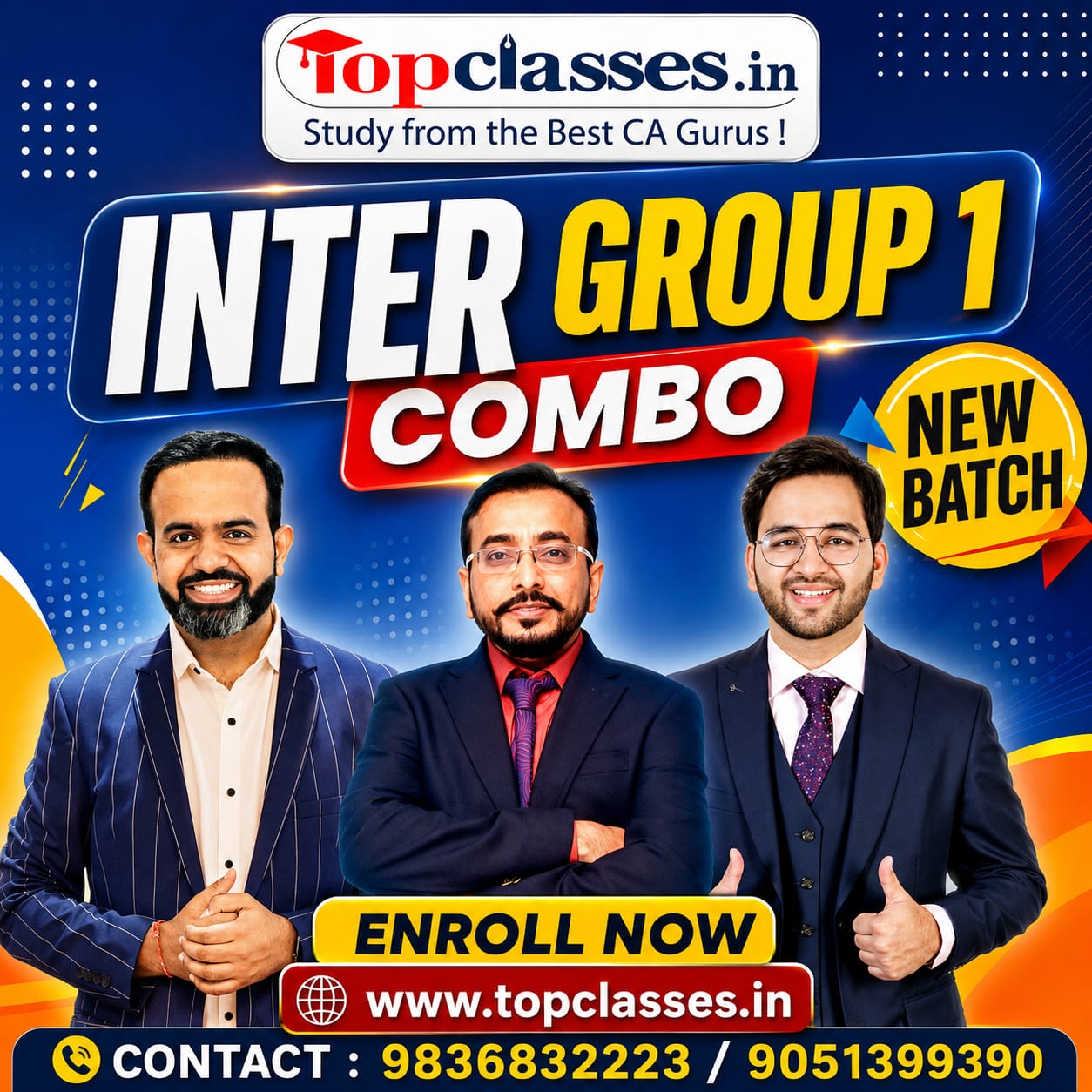 CA Inter Law, DT and GST combo by CA Shubham Singhal, CA Bhanwar Borana and CA Vishal Bhattad